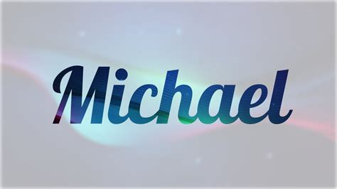 cómo se escribe michael